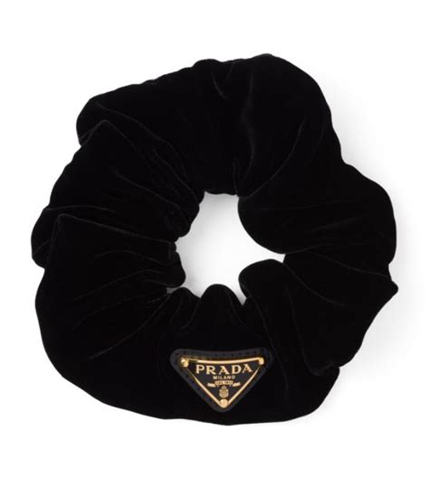 prada scrunchi|Prada hair scrunchie.